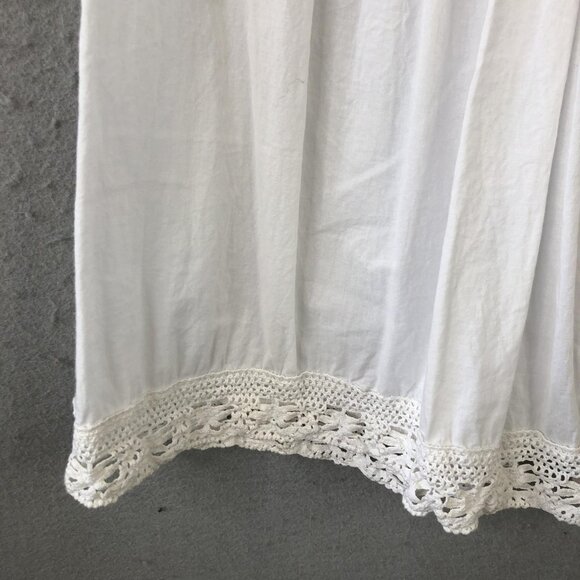 Tasha Polizzi Tunic Top Womens XL Boho Crochet Embroidered Pullover Blouse - Picture 5 of 16